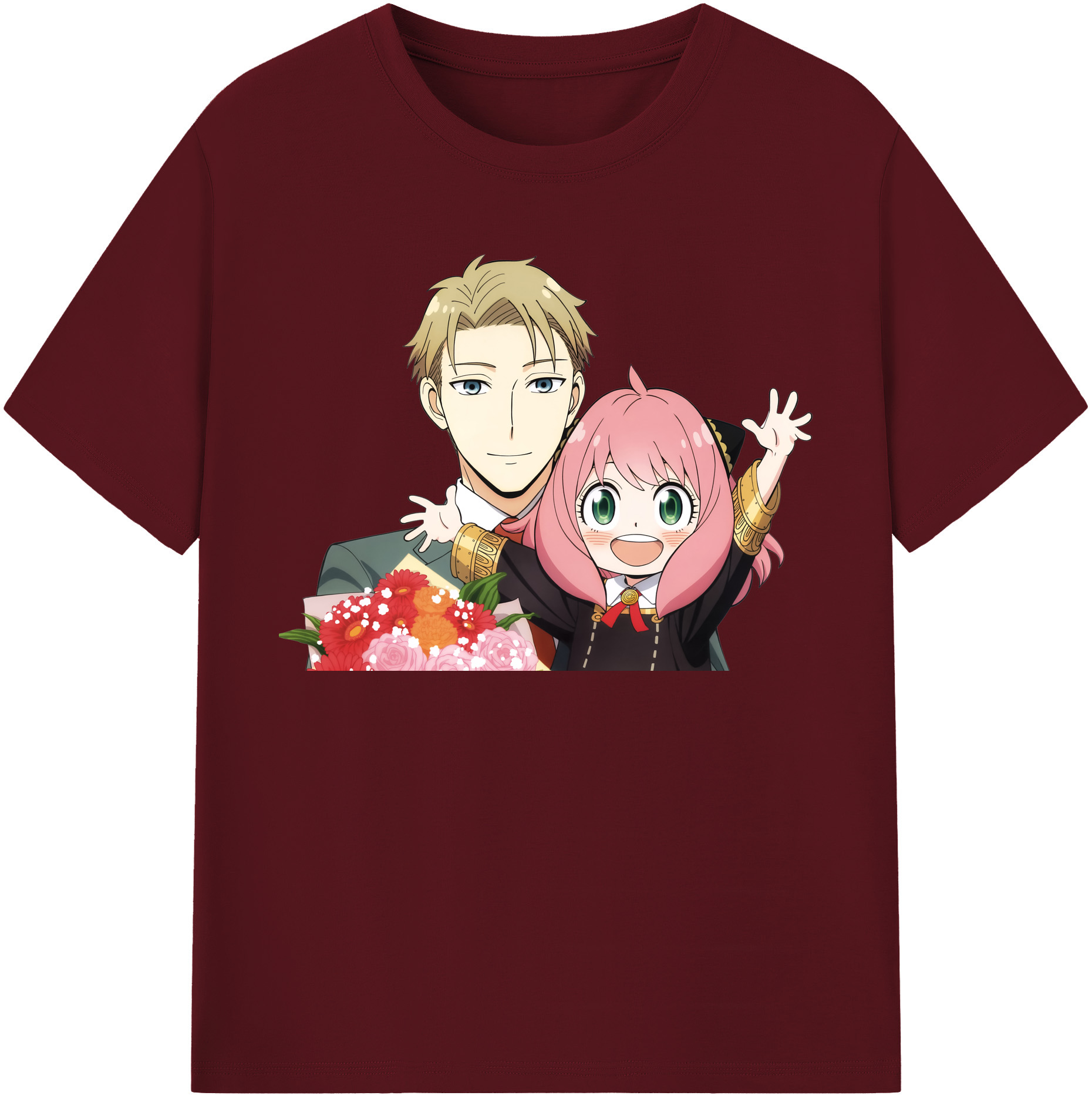 （画像用） SPY×FAMILY间谍家家酒 綿100％半袖Tシャツ（フロントプリント）